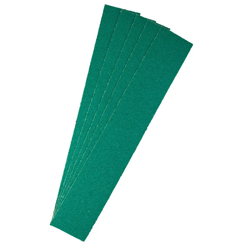 Green Corps Sandpaper - 16-1/2" x 2-3/4" - 40 Grit - Case Of 5 Sheets - 3MP32231